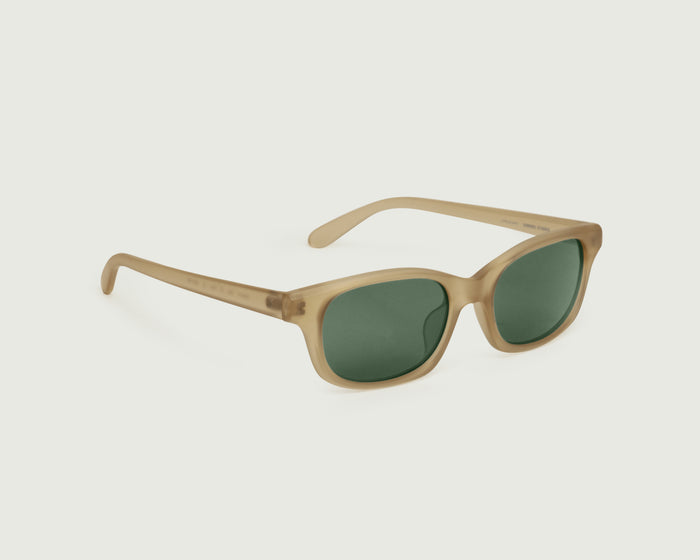 Oak::Dane Wide Sunglasses rectangle  recycled polyester front diagonal