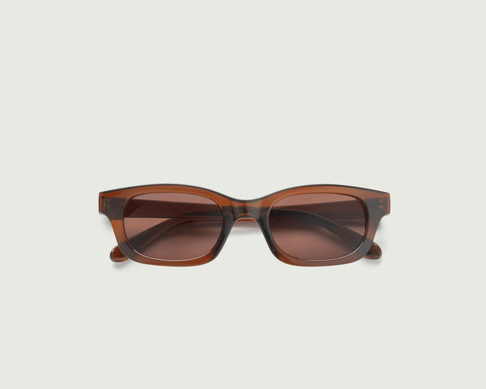 Espresso::Dane Sunglasses rectangle Brown recycled polyester top