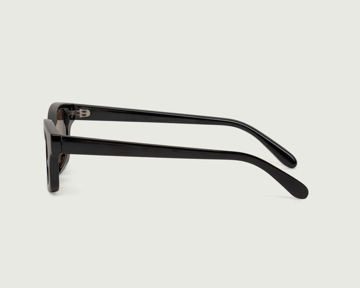 Ink::Dane Sunglasses rectangle Black recycled polyester side