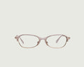 Quartz::Daphne Eyeglasses Oval Pink castor seed front