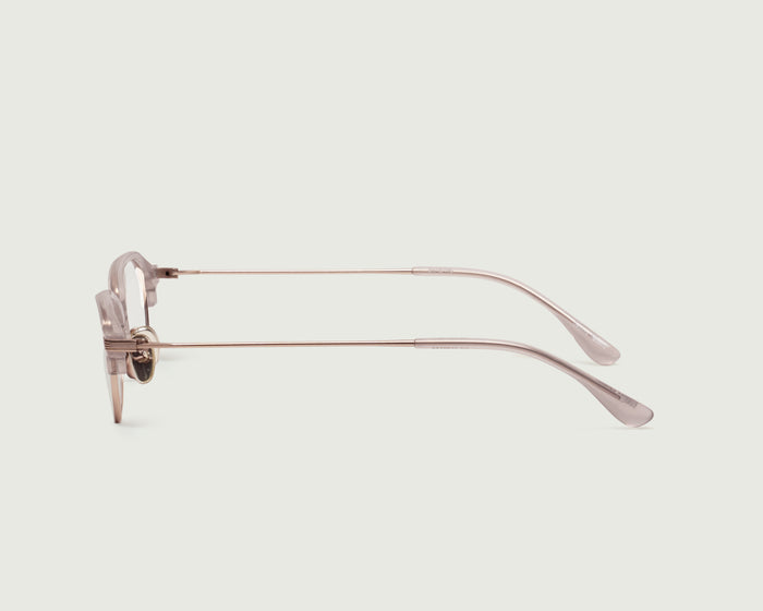 Quartz::Daphne Eyeglasses Oval Pink castor seed side