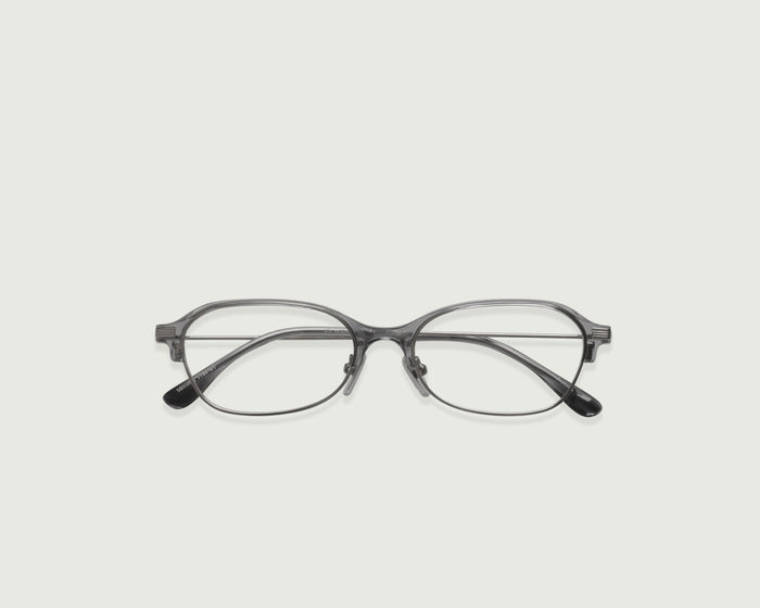 Thistle::Daphne Eyeglasses Oval Purple castor seed top