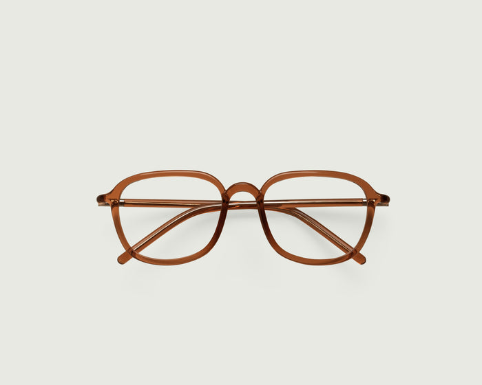 Ale::Daria Eyeglasses square red castor seed top