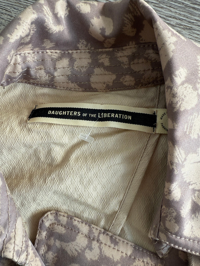 Daughters of the Liberation Preowned great condition Size 12 Taupe Trenchcoat