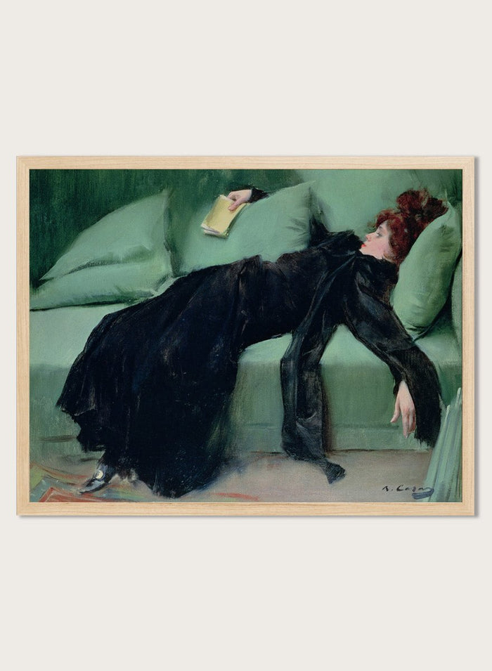 "Decadent Young Woman. After the Dance" Art Print_Sugar & Canvas_Ramon Casas