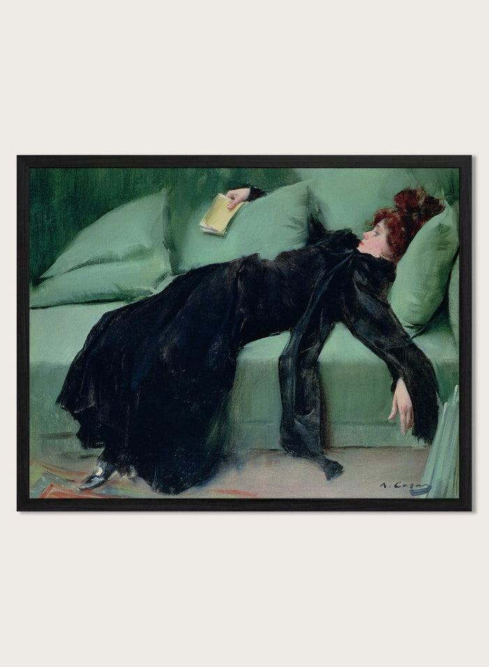 "Decadent Young Woman. After the Dance" Art Print_Sugar & Canvas_Ramon Casas