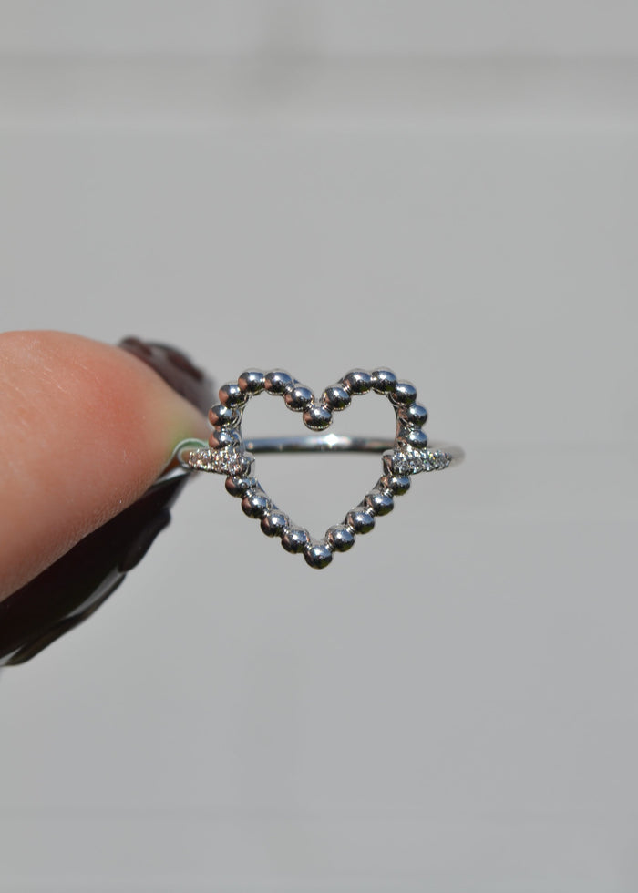 Diamond Heart Ring