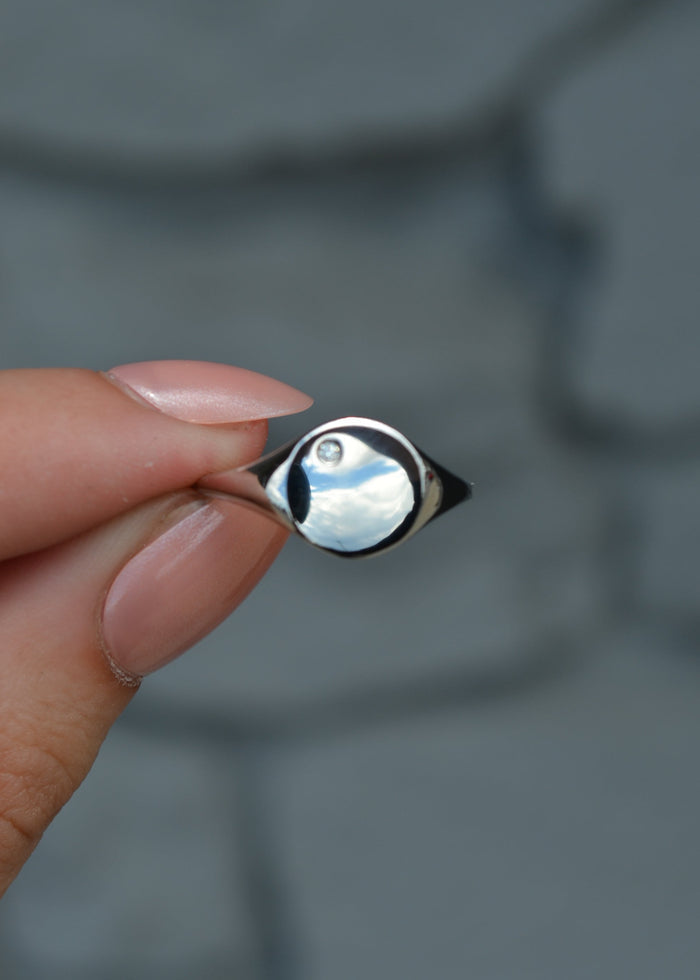 Diamond Signet Ring