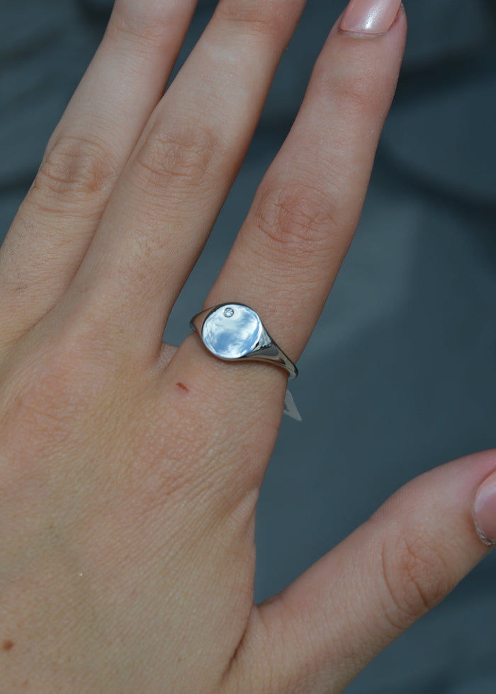 Diamond Signet Ring