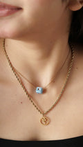 Dice Anti Tarnish, Stainless Steel Necklace