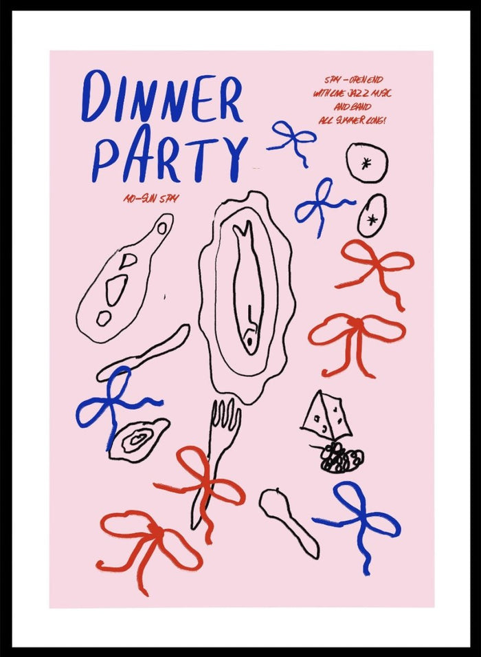 'Dinner Party' Aesthetic Art Print_Sugar & Canvas_Sugar & Canvas