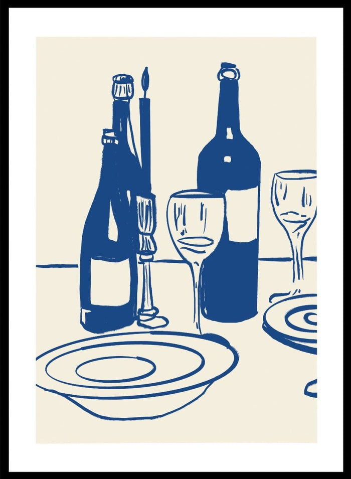 'Dinner Party' Aesthetic Art Print_Sugar & Canvas_Sugar & Canvas
