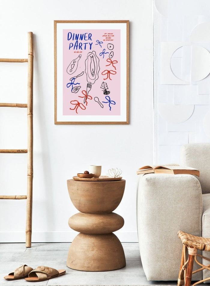 'Dinner Party' Aesthetic Art Print_Sugar & Canvas_Sugar & Canvas