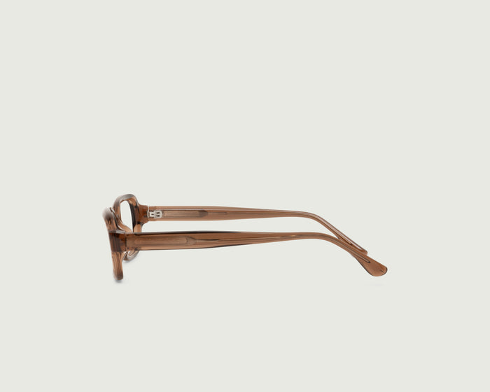 Nutmeg::Don Eyeglasses rectangle Brown acetate side