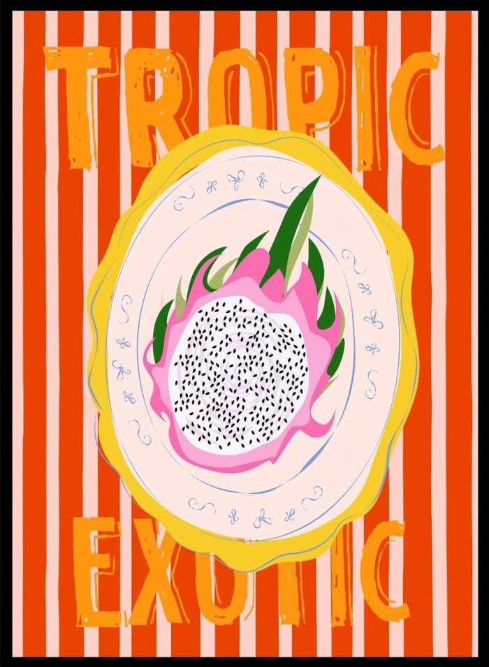 'Dragonfruit Delight' Aesthetic Art Print_Sugar & Canvas_Sugar & Canvas