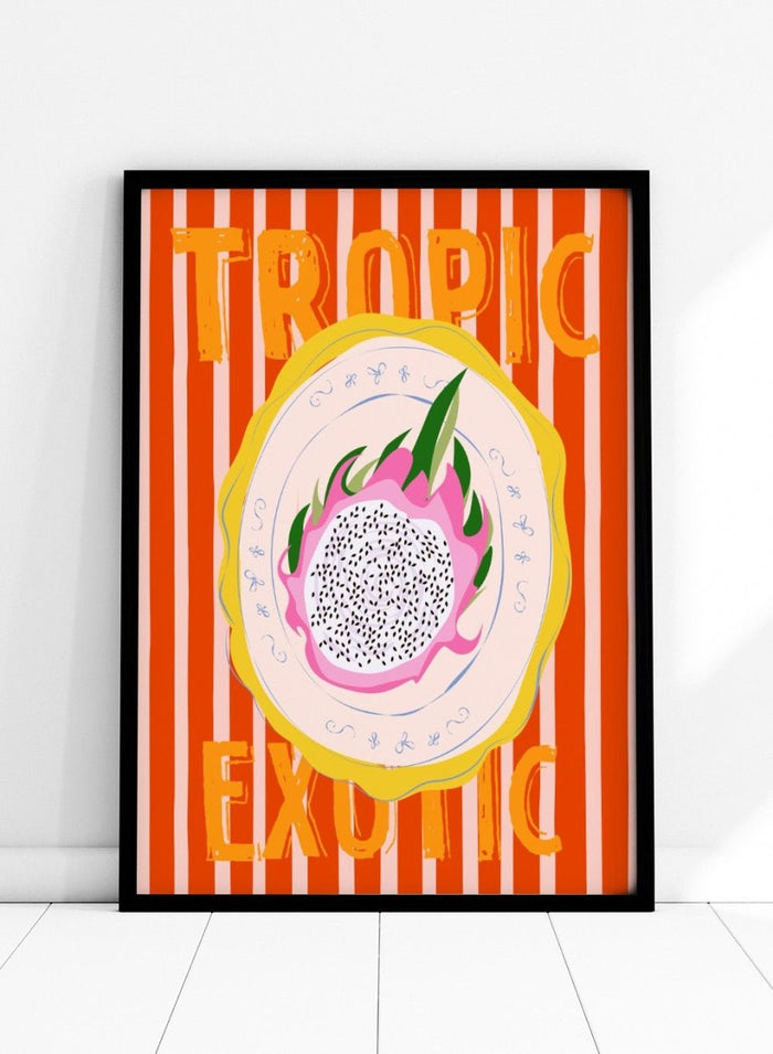 'Dragonfruit Delight' Aesthetic Art Print_Sugar & Canvas_Sugar & Canvas