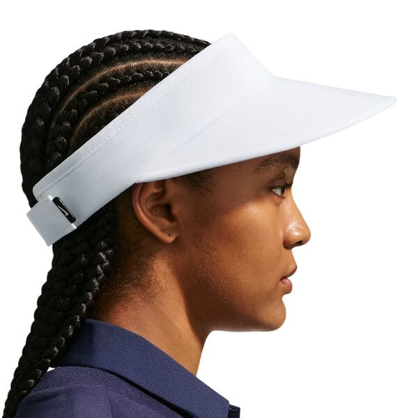 Nike Dri-FIT Ace Golf Visor White/Anthracite/Black - SU27 Unisex