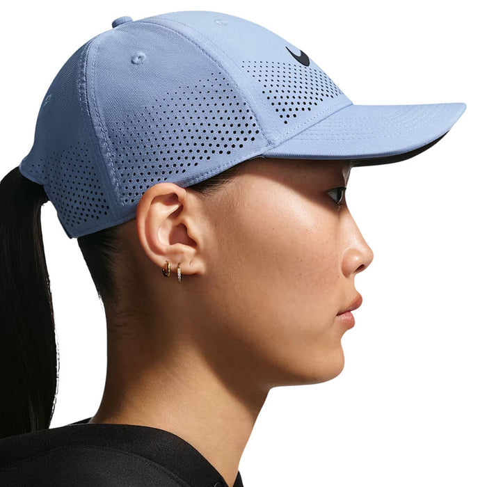 Nike Dri-FIT ADV Club Structured Swoosh Golf Cap Work Blue/Black - SU26 Unisex