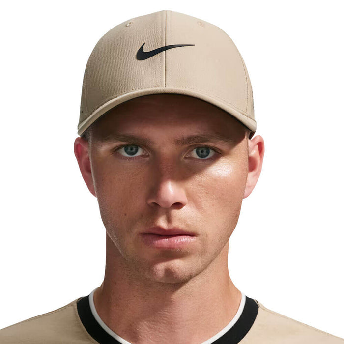 Nike Dri-FIT Rise ADV SwooshFlex Structured Golf Cap Limestone/Anthracite/Black - SU26 Unisex
