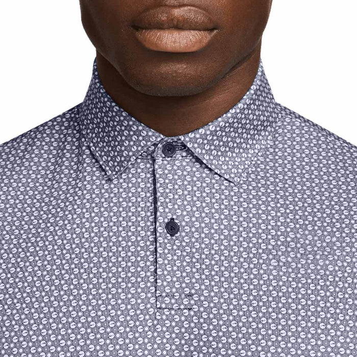 Nike Dri-FIT Velocity Micro-Print Golf Polo College Navy/College Navy/White - FW26 Men