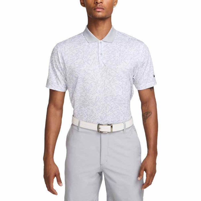 Nike Dri-FIT Victory+ Allover OLC Golf Polo White/Wolf Grey/Black - SU25 Men