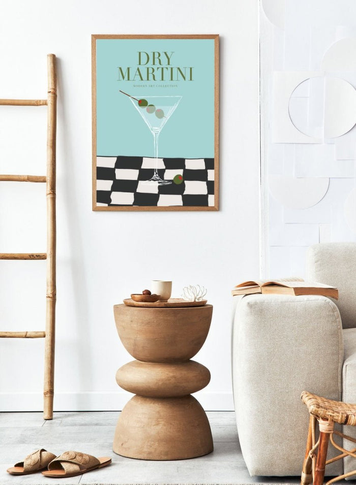 Dry Martini Drink Bar Art Print_Sugar & Canvas_Sugar & Canvas