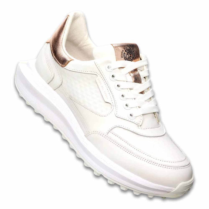 Duca Del Cosma Golf Olivera 2 Spikeless Golf Shoes White/Rose Gold - SS26 Women