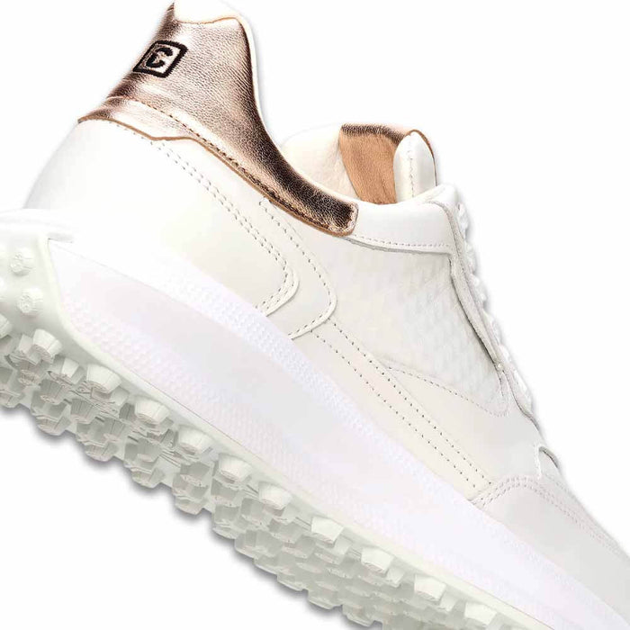 Duca Del Cosma Golf Olivera 2 Spikeless Golf Shoes White/Rose Gold - SS26 Women