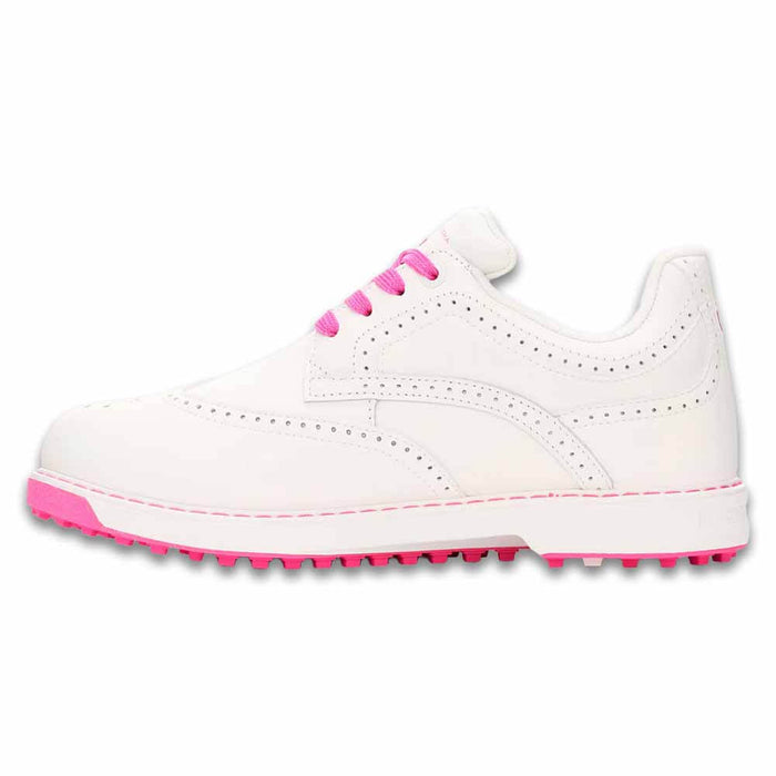 Duca Del Cosma Golf Tuscania Spikeless Golf Shoes White/Pink - SS26 Women