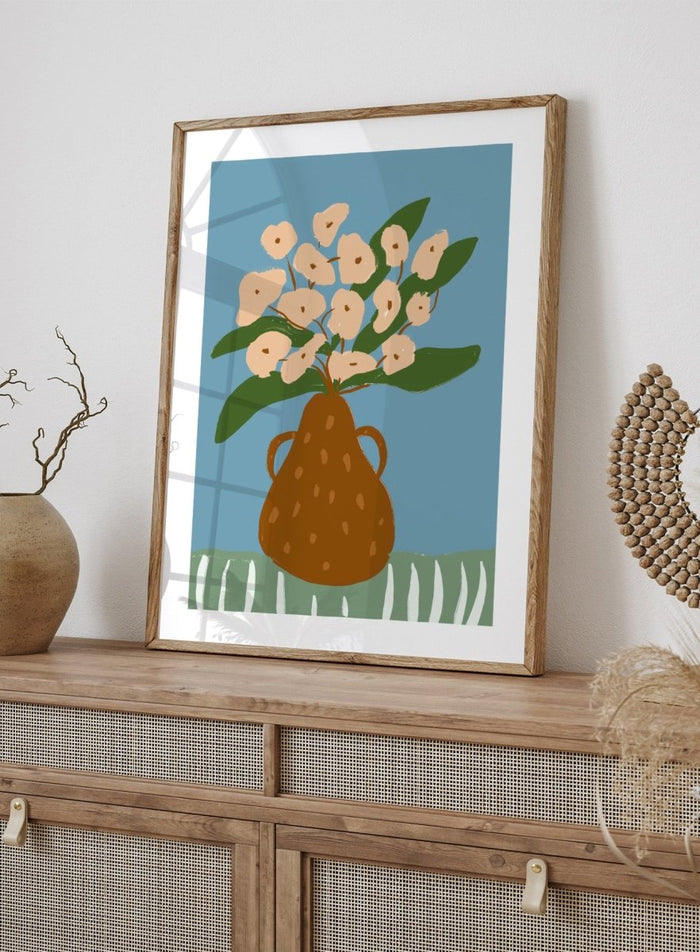 'Earthen Vase' Aesthetic Art Print_Sugar & Canvas_Sugar & Canvas