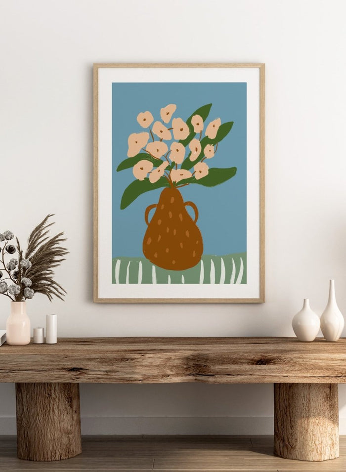 'Earthen Vase' Aesthetic Art Print_Sugar & Canvas_Sugar & Canvas