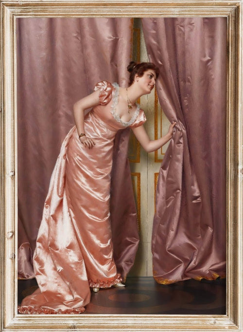 "Eavesdropping" Art Print_Sugar & Canvas_Vittorio Reggianini