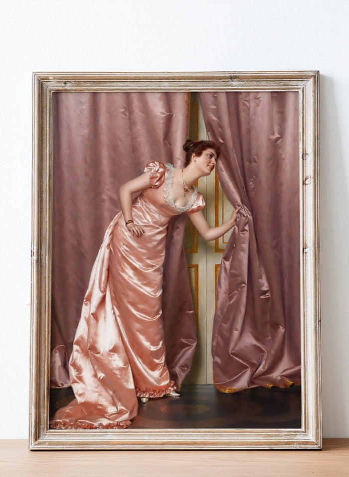 "Eavesdropping" Art Print_Sugar & Canvas_Vittorio Reggianini