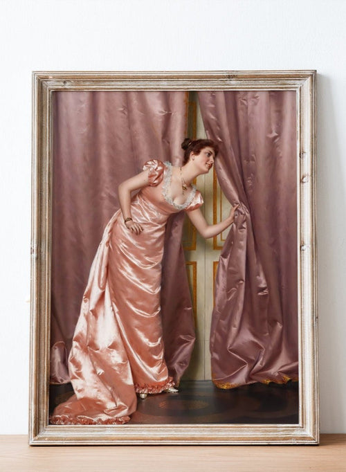 "Eavesdropping" Art Print_Sugar & Canvas_Vittorio Reggianini