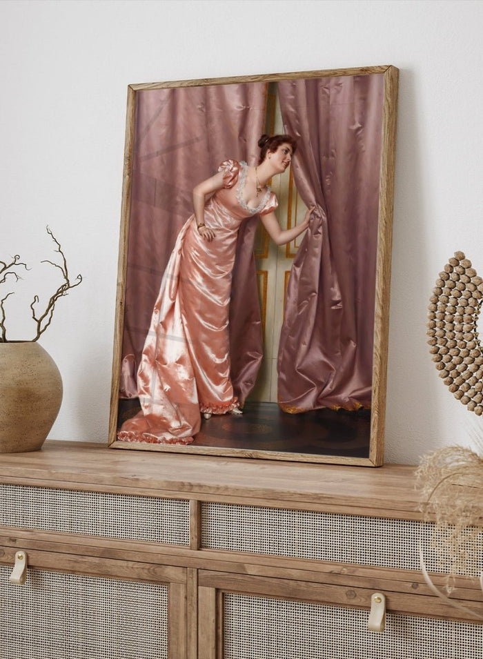 "Eavesdropping" Art Print_Sugar & Canvas_Vittorio Reggianini