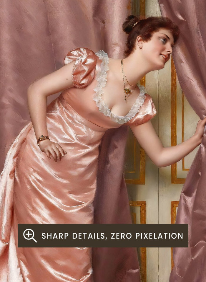 "Eavesdropping" Art Print_Sugar & Canvas_Vittorio Reggianini