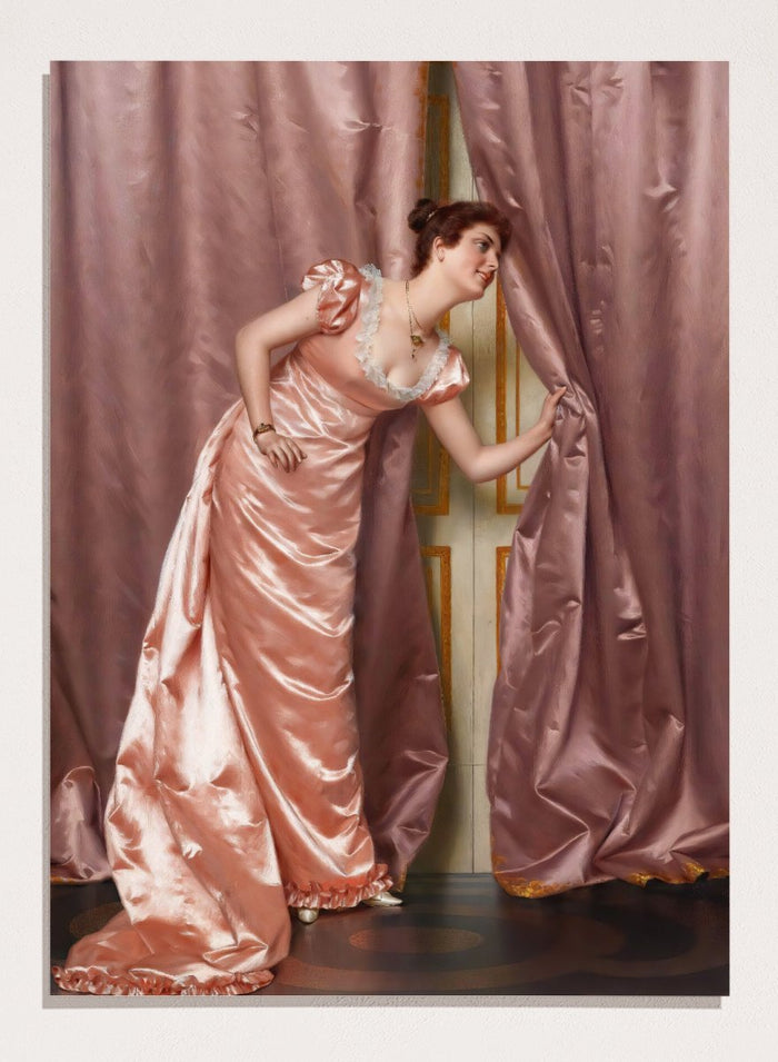"Eavesdropping" Art Print_Sugar & Canvas_Vittorio Reggianini