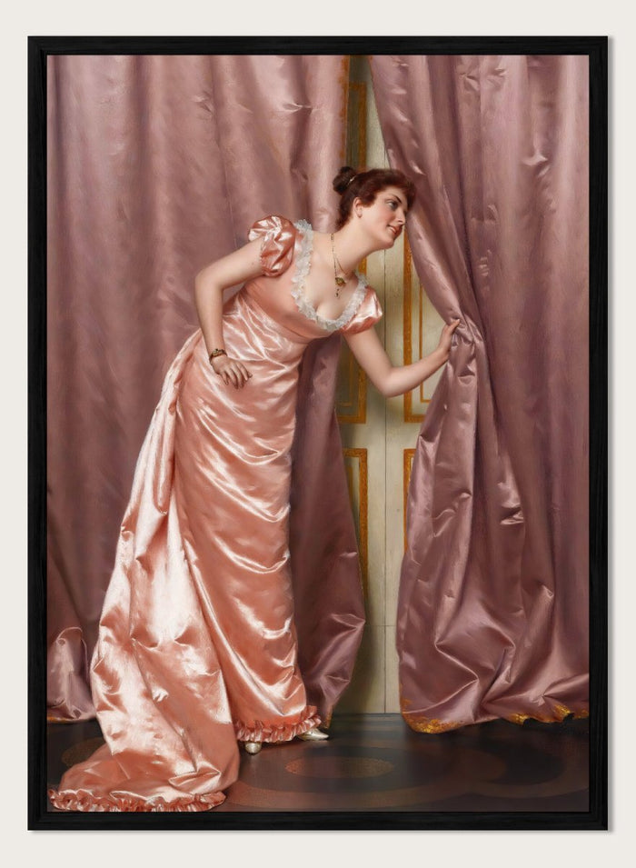 "Eavesdropping" Art Print_Sugar & Canvas_Vittorio Reggianini