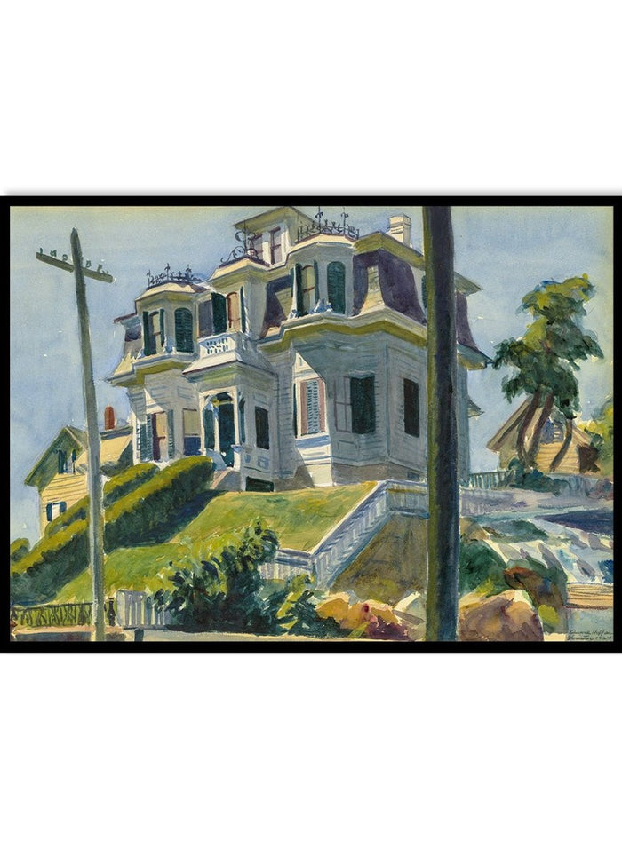 Edward Hopper Haskell’s House 1924 Art Print EH03_Sugar & Canvas_Sugar & Canvas