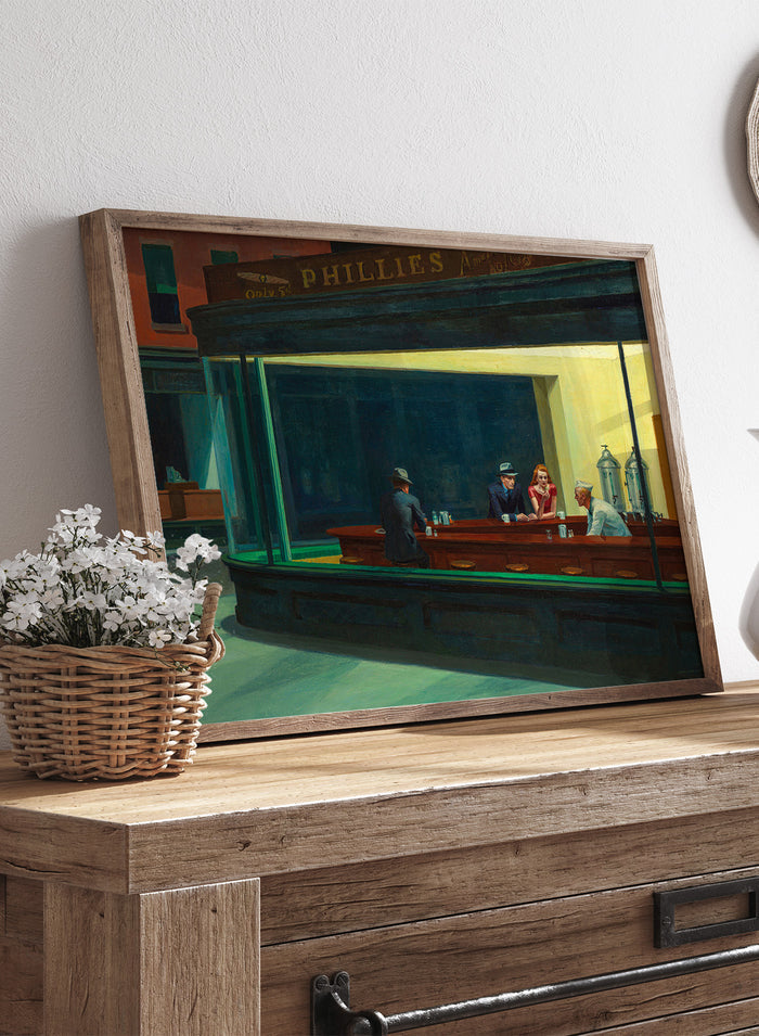 Edward Hopper Nighthawks 1942 Art Print EH01