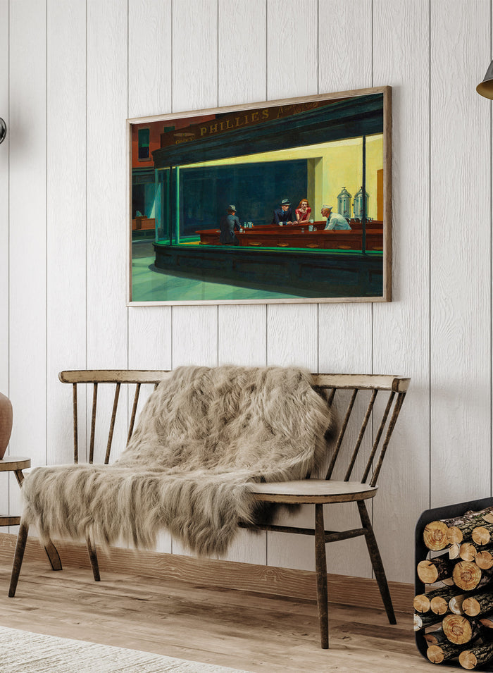 Edward Hopper Nighthawks 1942 Art Print EH01