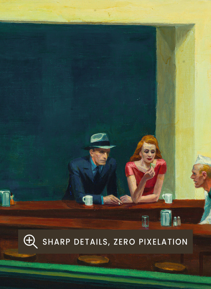Edward Hopper Nighthawks 1942 Art Print EH01