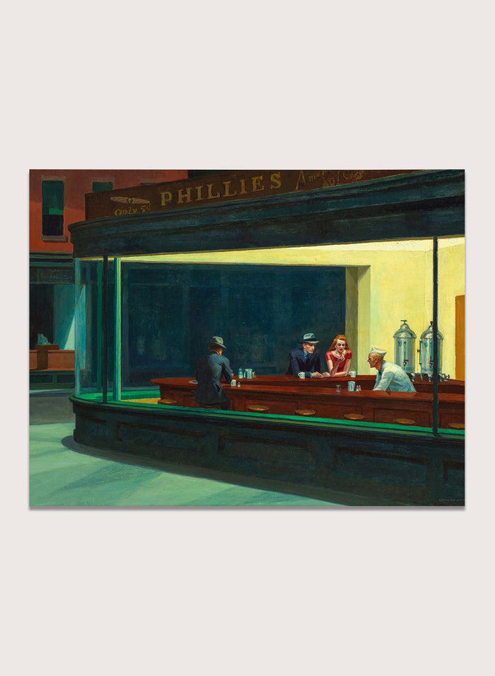Edward Hopper Nighthawks 1942 Art Print EH01