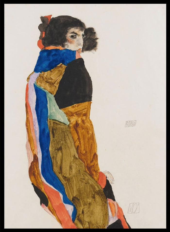 Egon Schiele Moa 1911 Art Print ES08_Sugar & Canvas_Egon Schiele