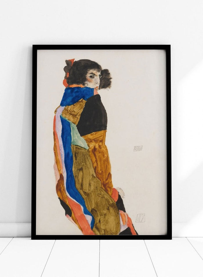Egon Schiele Moa 1911 Art Print ES08_Sugar & Canvas_Egon Schiele