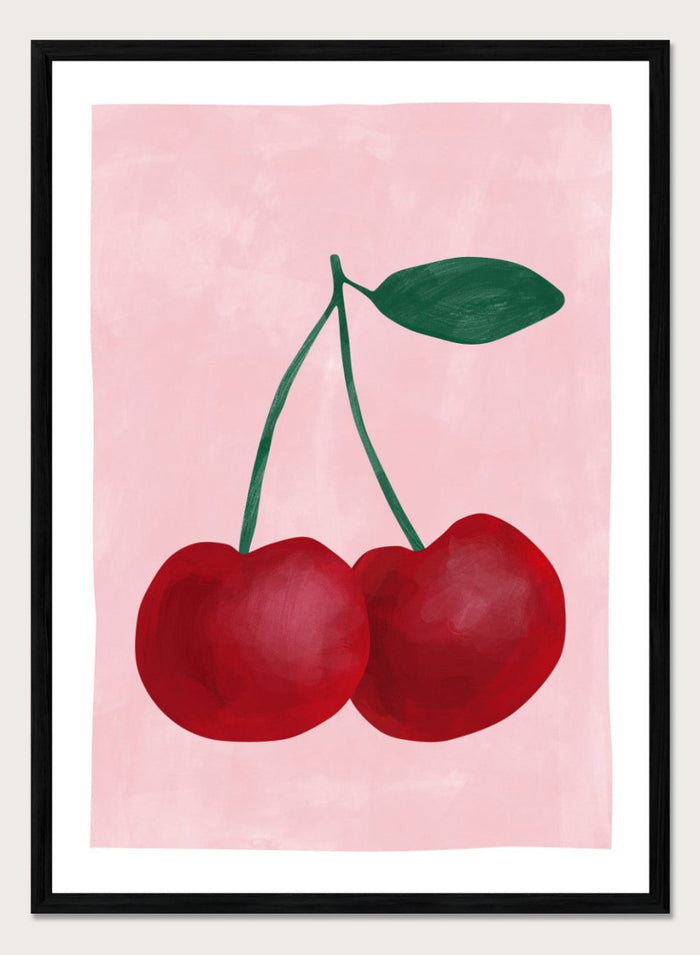 A4/8x12 inches (Framing Available) / Black Wood Frame
