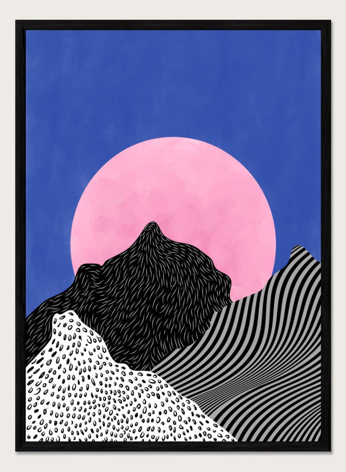 A4/8x12 inches (Framing Available) / Black Wood Frame