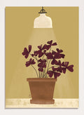 Elsa Nätterdal - Crimson Clover Glow Art Print