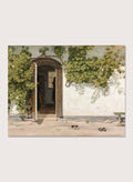 "Entrance to an Inn in the Praestegarden at Hillested" Art Print_Sugar & Canvas_Martinus Rørbye
