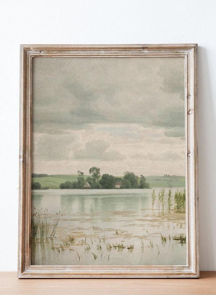 "Esrum Lake" Art Print_Sugar & Canvas_Vilhelm Groth